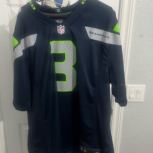 Seattle Seahawks Navy and Green Jersey